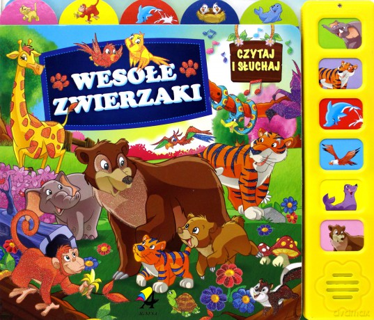 Czytaj i słuchaj. Wesołe zwierzaki [KSIĄŻKA]