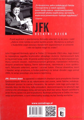 JFK. Ostatni dzień - Franois Forestier [KSIĄŻKA]