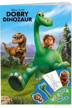 Kolorowanka i naklejki. Dobry dinozaur [KSIĄŻKA]
