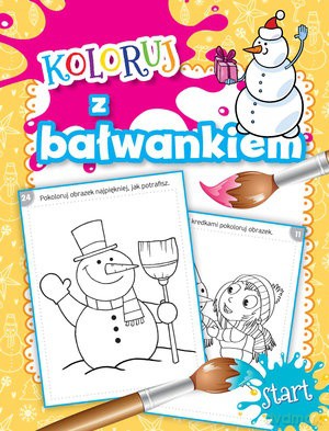 Koloruj z bałwankiem [KSIĄŻKA]