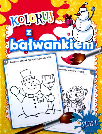 Koloruj z bałwankiem [KSIĄŻKA]
