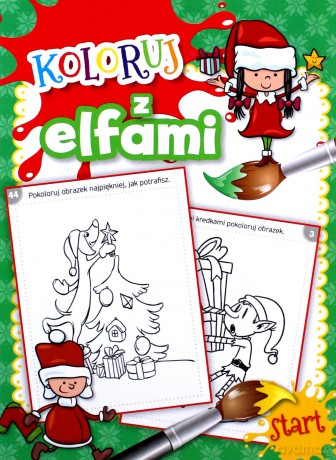 Koloruj z elfami [KSIĄŻKA]
