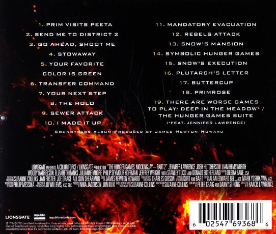 The Hunger Games: Mockingjay, Part 2 soundtrack [CD]