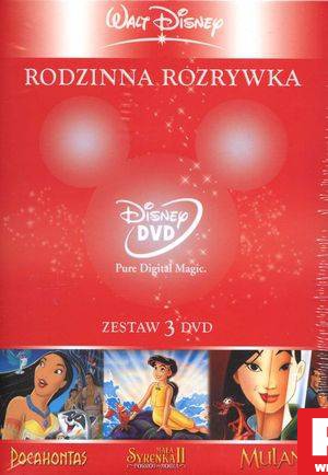 Kolekcja Disneya dla dziewczynek: Pocahontas, Mała syrenka 2, Mulan [3DVD]