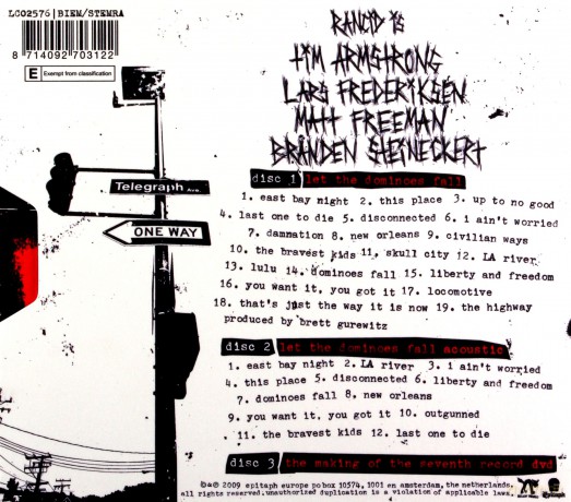 Rancid: Let The Dominoes Fall [2CD]+[DVD]