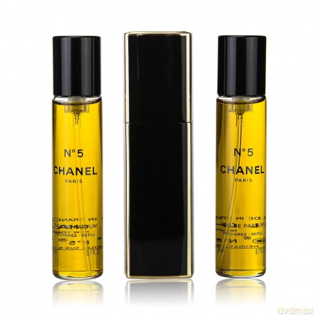 Chanel No. 5 Woda perfumowana dla kobiety 60 ml (1x20 ml refillable + 2x20 ml refill)