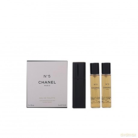 Chanel No. 5 Woda toaletowa dla kobiety 60 ml (1x20 ml refillable + 2x20 ml refill)