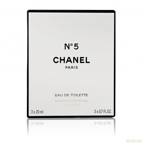 Chanel No. 5 Woda toaletowa dla kobiety 60 ml (1x20 ml refillable + 2x20 ml refill)
