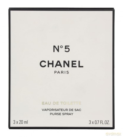 Chanel No. 5 Woda toaletowa dla kobiety 60 ml (1x20 ml refillable + 2x20 ml refill)