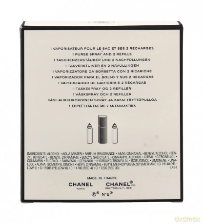 Chanel No. 5 Woda toaletowa dla kobiety 60 ml (1x20 ml refillable + 2x20 ml refill)