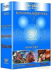 Kolekcja Disneya dla chłopców: Atlantyda: Powrót Milo, Dinozaur, Tarzan [3DVD]