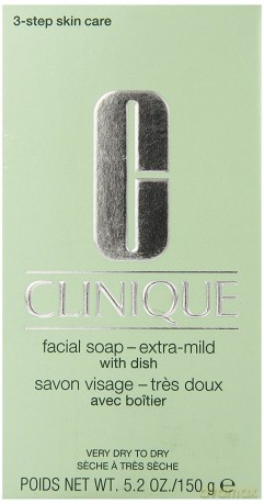 Clinique Facial Soap with Dish Extra Mild 150 ml