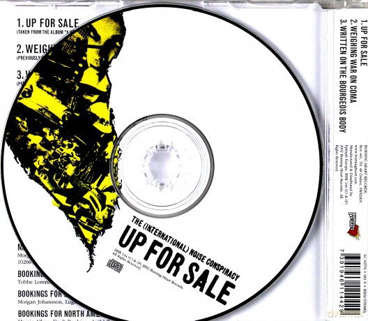 The (International) Noise Conspiracy: Up For Sale [CD]