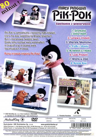 Mały pingwin Pik-Pok - Spotkanie z wielorybem [DVD]