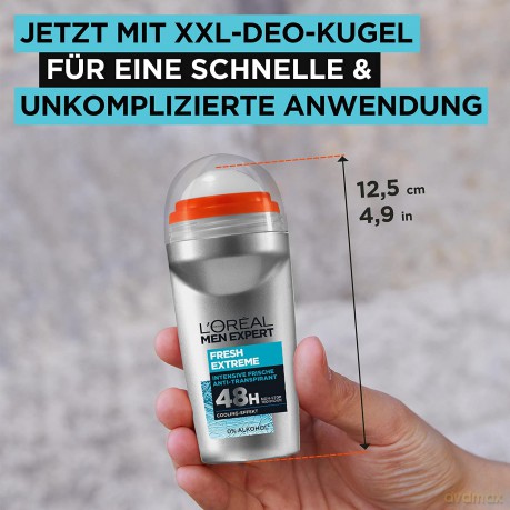 Loreal dla mężczyzny Expert Fresh Extreme Deo Anti-Perspirant Roll-On 50 ml