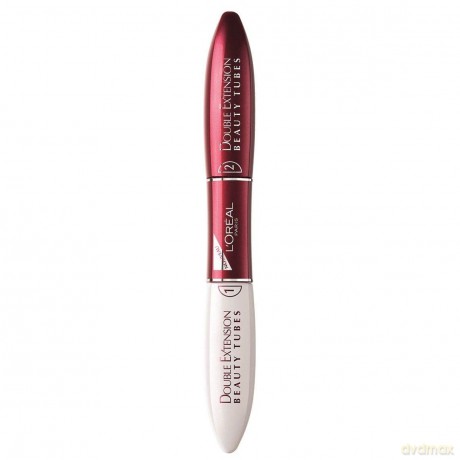 Loreal DOUBLE EXTENSION Beauty Tubes Black Mascara 2x7 ml
