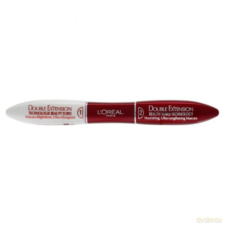Loreal DOUBLE EXTENSION Beauty Tubes Black Mascara 2x7 ml