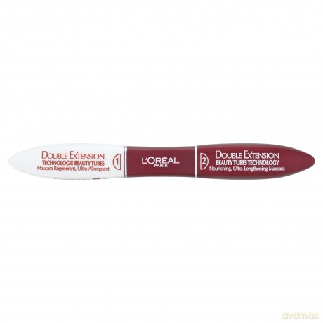 Loreal DOUBLE EXTENSION Beauty Tubes Black Mascara 2x7 ml