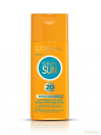 Loreal Sublime Sun Bronzage Idéal Lait Protecteur Irisé FPS20 200 ml