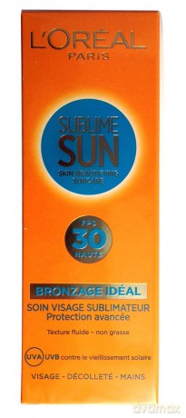 Loreal Sublime Sun Bronzage Idéal Soin Visage Sublimateur FPS30