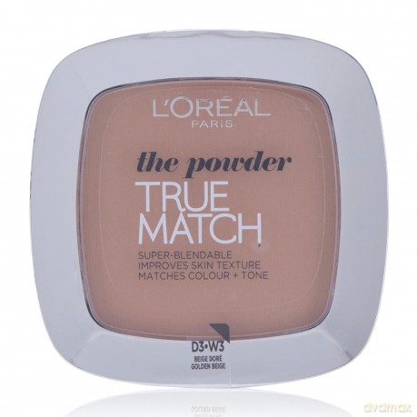 Loreal True Match Powder W3 Golden Beige 9 gr