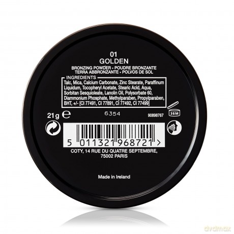 Max Factor Bronzing Powder 001 Golden 21 gr
