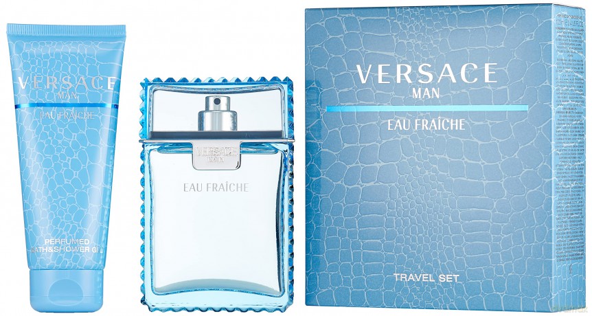 Versace Man Eau de Fraiche Woda toaletowa dla mężczyzny Zestaw