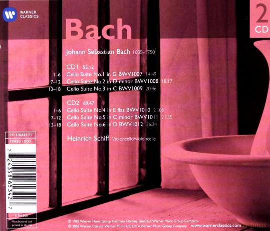 Schiff: Gemini - Cello Suites [2CD]