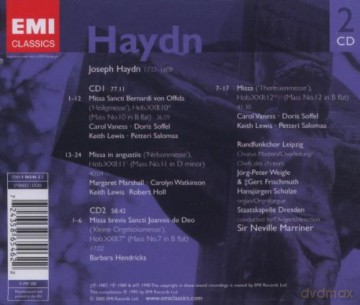 Neville Marriner: Gemini - Heiligmesse, Kleine Orgelsolomess [2CD]