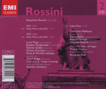 Cambridge King's College Choir: Gemini - Petite Messe Solenelle, Sabat Mate [2CD]