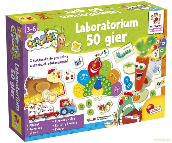 LISCIANIGIOCHI Laborat. 50 Gier [ZABAWKA]