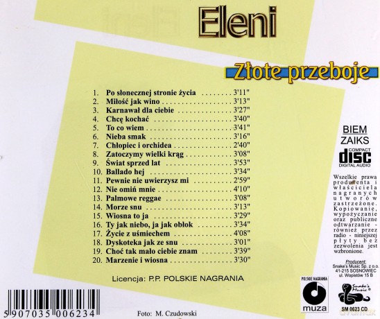 Eleni: Złote Przeboje [CD]