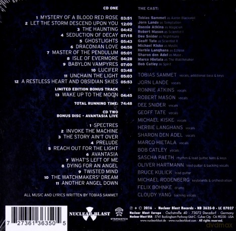 Avantasia: Ghostlights (digibook) [2CD]