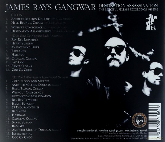 James Ray Gangwar: Destination Assassination (The Merciful Release Recordings 1989-1992) [2CD]