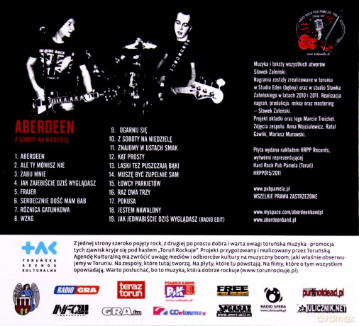Aberdeen: Z Soboty Na Niedzielę [CD]