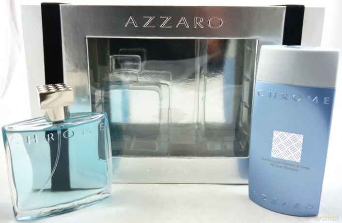 Azzaro Chrome Woda toaletowa dla mężczyzny 100 ml + żel pod prysznic 200 ml