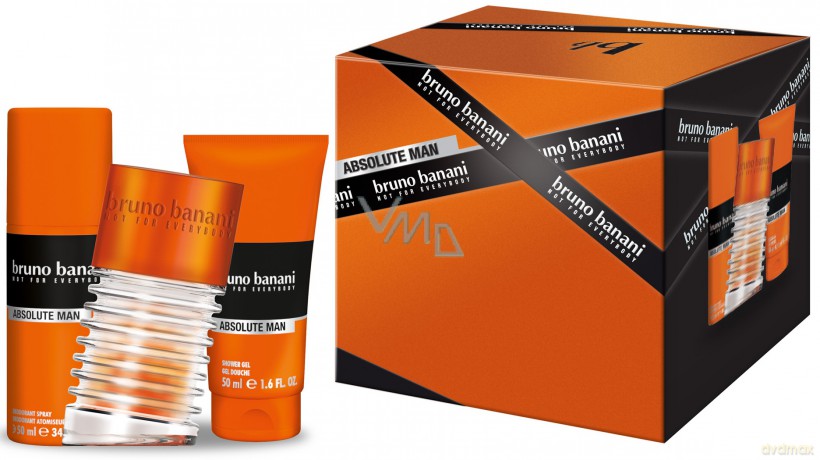 Bruno Banani Absolute Woda toaletowa dla mężczyzny 50 ml + żel pod prysznic 50 ml + dezodorant w sprayu 50 ml
