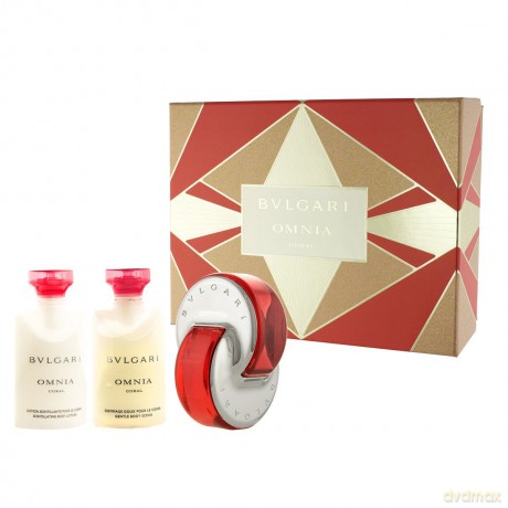 Bulgari Omnia Coral Woda toaletowa dla kobiety 40 ml + balsam do ciała 40 ml + peeling do ciała 40 ml