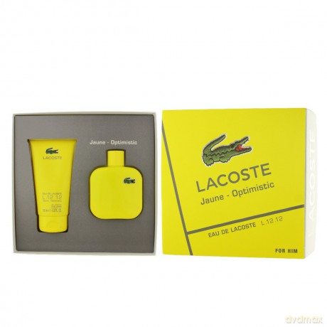 Lacoste Eau De Lacoste L.12.12 Jaune Woda toaletowa dla kobiety 100 ml + żel pod prysznic 150 ml