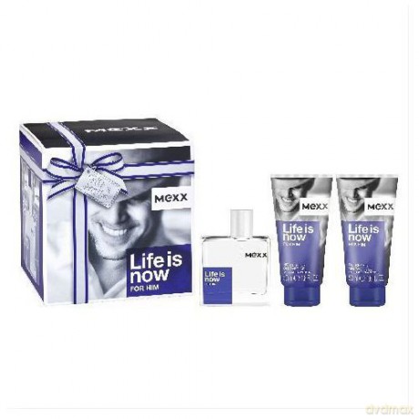 Mexx Life Is Now Woda toaletowa dla mężczyzny 50 ml + żel pod prysznic 2 x 50 ml
