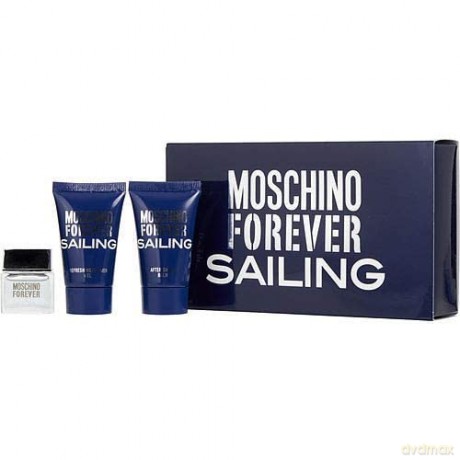 Moschino Forever Sailing Woda toaletowa dla mężczyzny 4,5 ml + balsam po goleniu 25 ml + żel pod prysznic 25 ml