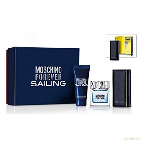 Moschino Forever Sailing Woda toaletowa dla mężczyzny 50 ml + żel pod prysznic 100 ml + pudełko na klucze