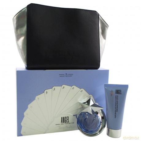 Thierry Mugler Angel Woda toaletowa dla kobiety (refill) 40 ml + balsam do ciała 100 ml + torba kosmetyczna
