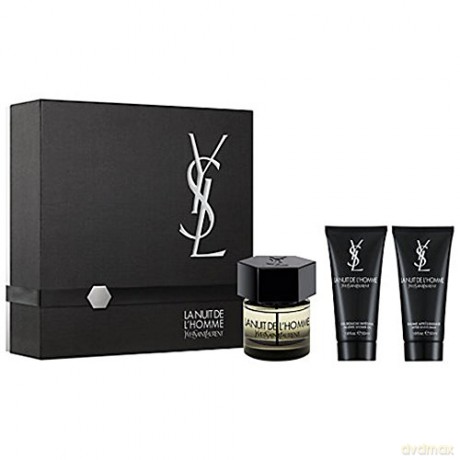 Yves Saint Laurent La Nuit De L' Homme Woda toaletowa dla mężczyzny 60 ml + płyn po goleniu 50 ml + żel pod prysznic 50 ml
