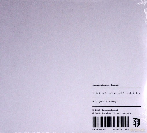 Iamamiwhoami: Bounty (digipack) [DVD]+[CD]