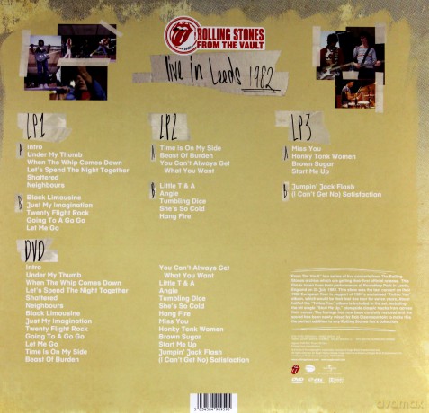 The Rolling Stones: From The Vault Live In Leeds 1982 [3xWinyl]+[DVD]