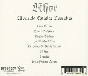 Nhor: Momenta Quintae Essentiae (digipack) [CD]
