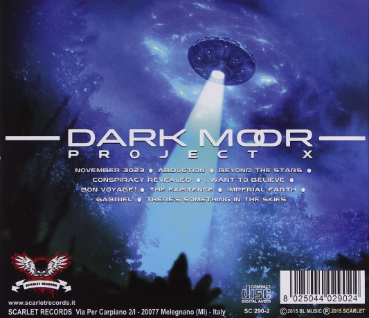 Dark Moor: Project X [CD]