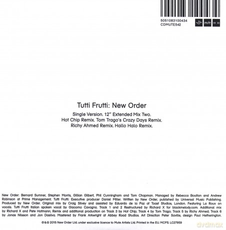 New Order: Tutti Frutti [CD]