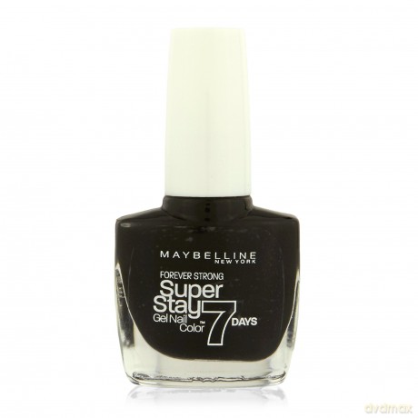 Maybelline Lakier do paznokci Forever Strong Super Stay 7 Days 10 ml 700 Black